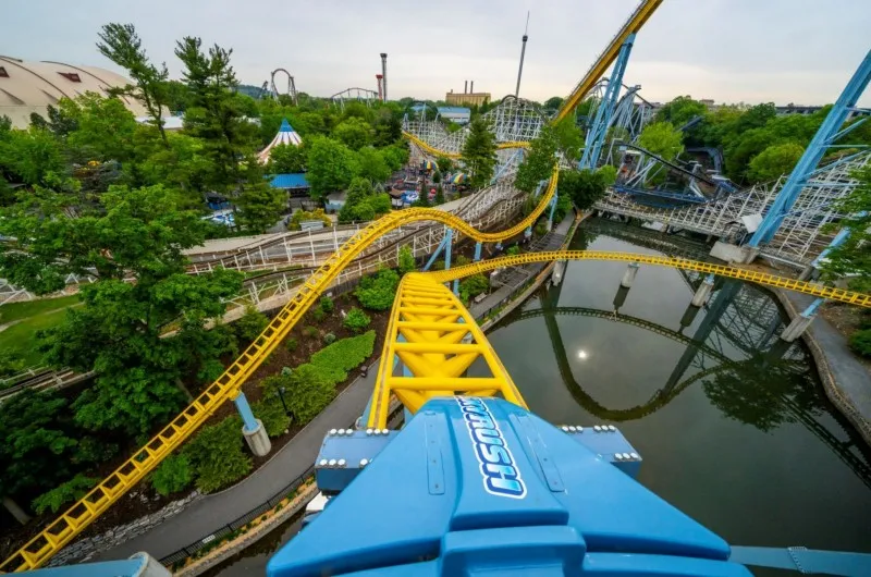 HersheyPark view from a rollercoaster