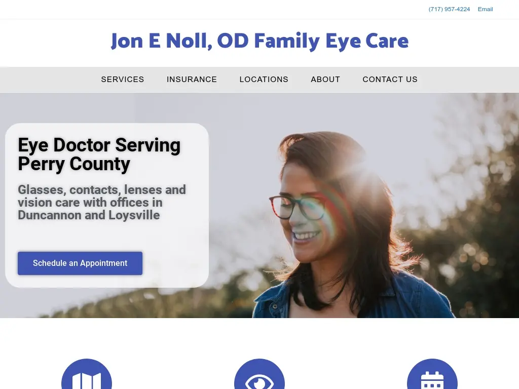 Jon E Noll, OD  website