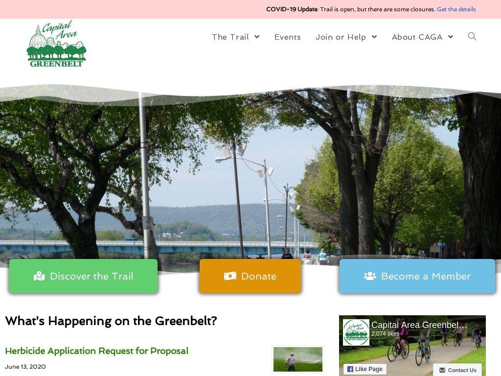 Capital Area Greenbelt website